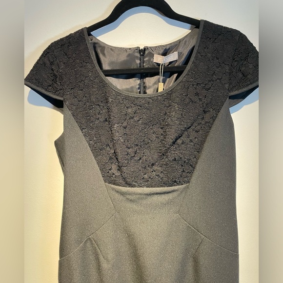 Elegant Black Lace Midi Dress NOWT - Picture 5 of 14